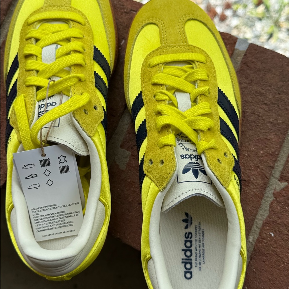 Adidas Samba OG Yellow and Black Sneakers